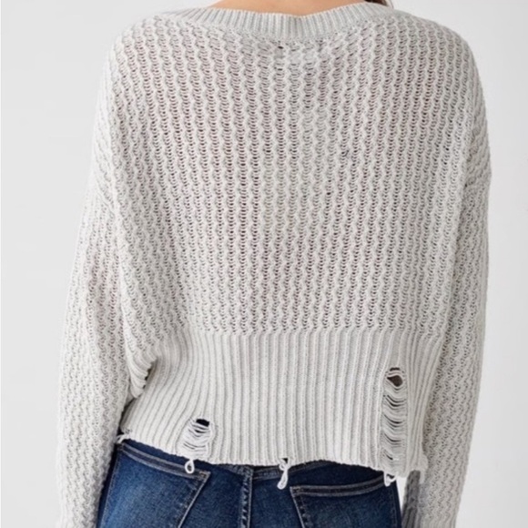 DL1961 Freeman Alley Distressed Sweater - Large - Picture 2 of 10